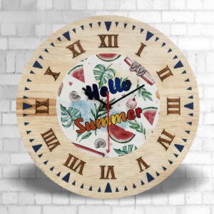 CZ 10013 Wooden Wall Clock