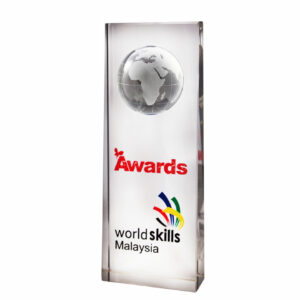 Exclusive-Crystal-Globe-Plaque