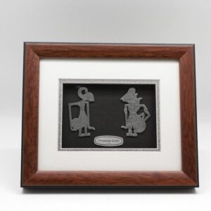 Pewter Frame Wayang Kulit