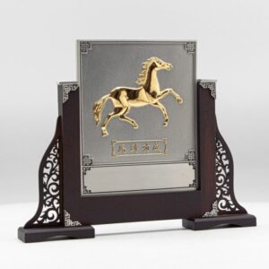 Pewter Golden Horse