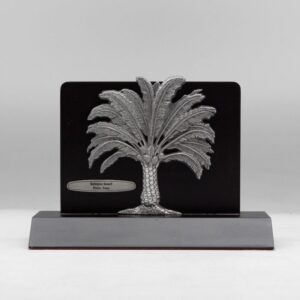 Pewter Palm Tree